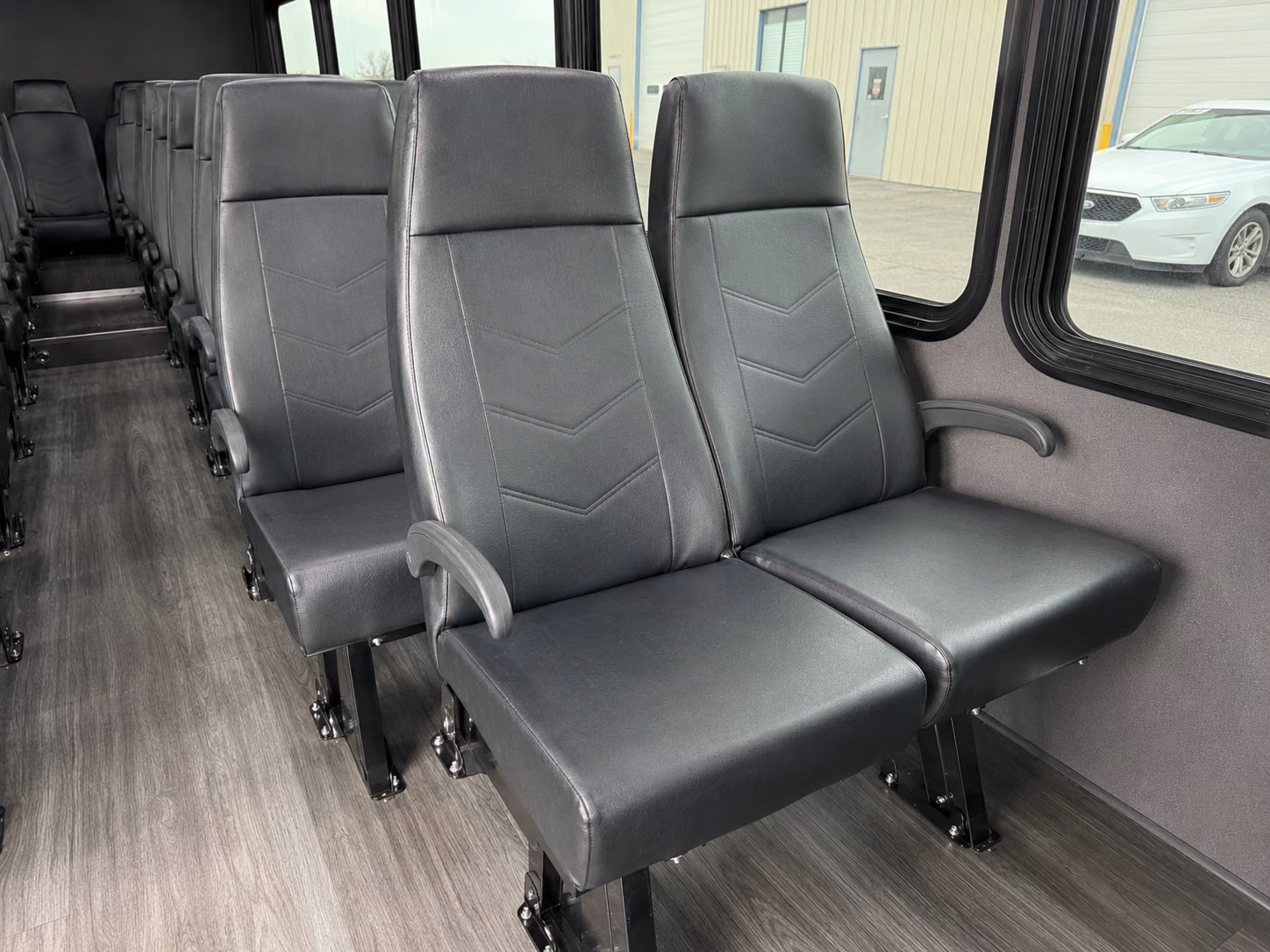 davis 15 passenger minibus interior