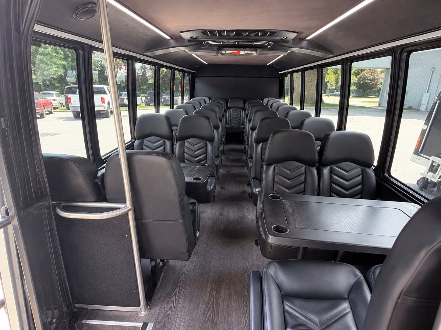 davis 20 passenger minibus interior