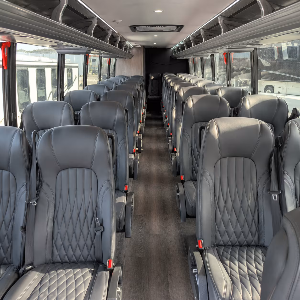 davis 25 passenger minibus inside