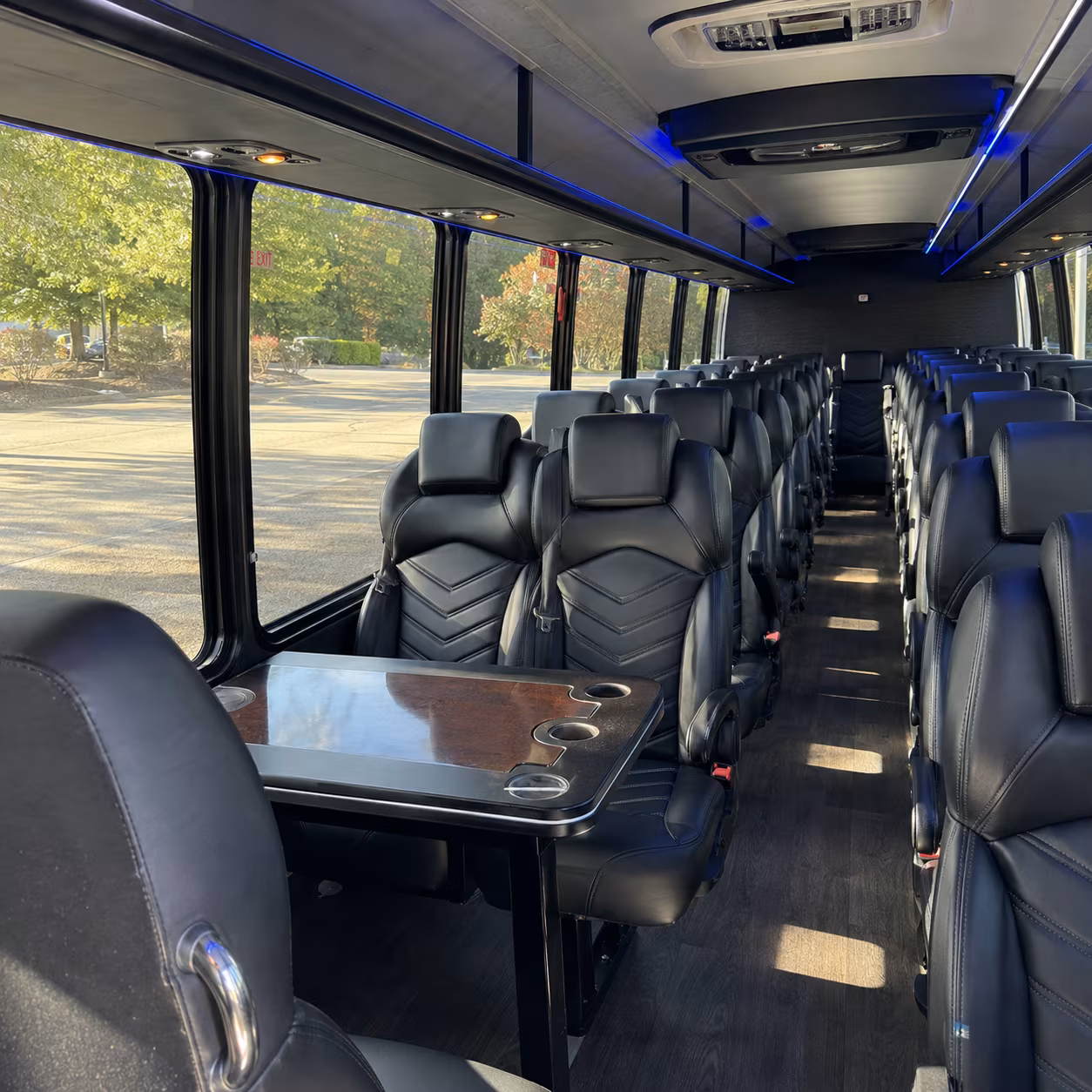 davis 30 passenger minibus inside