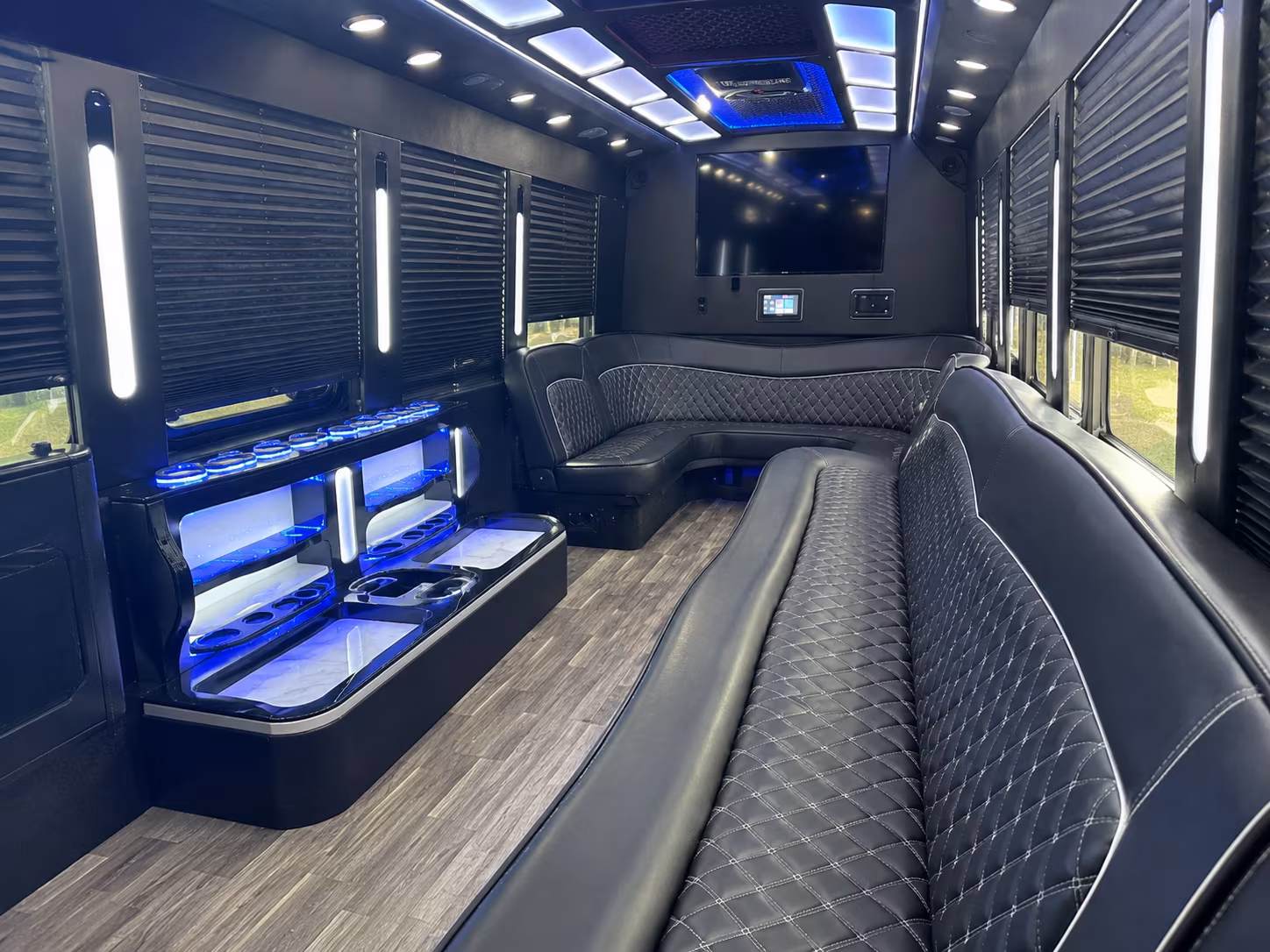 davis birthday party bus rental