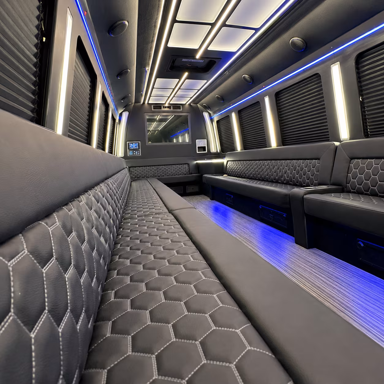 davis party bus inside