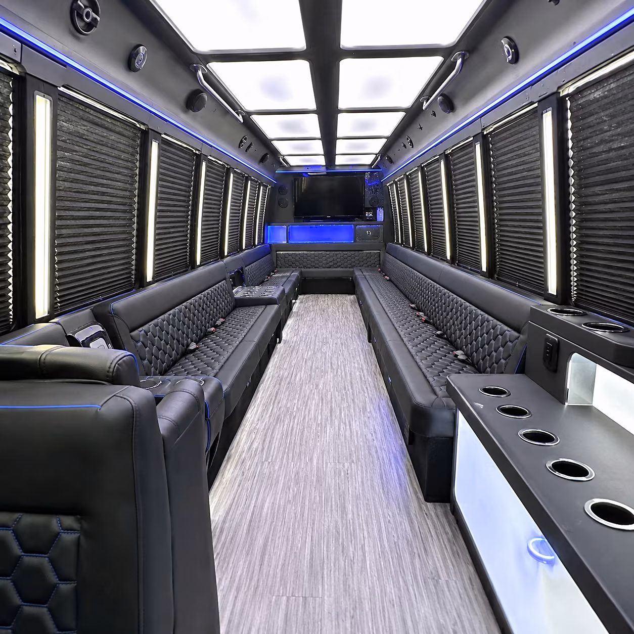 davis party bus rentals inside