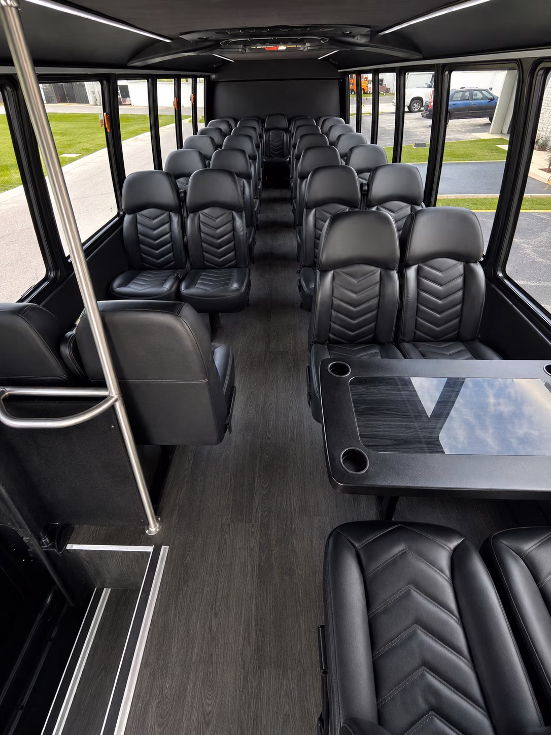 davis sporting event transportation onboard seating