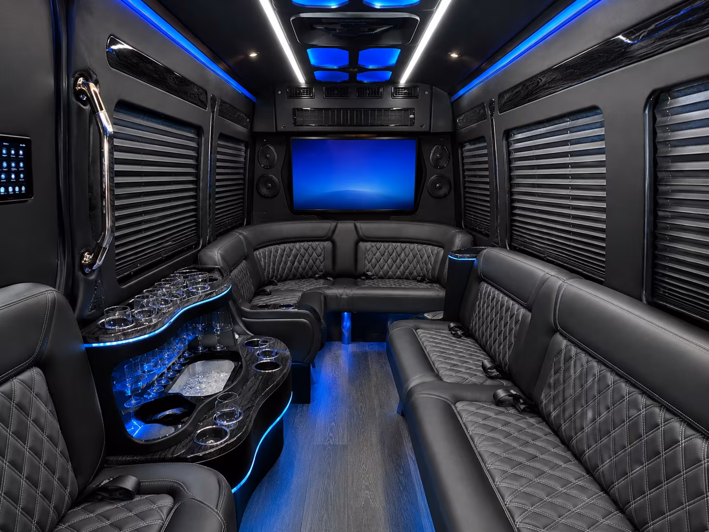 davis sprinter limousine interior