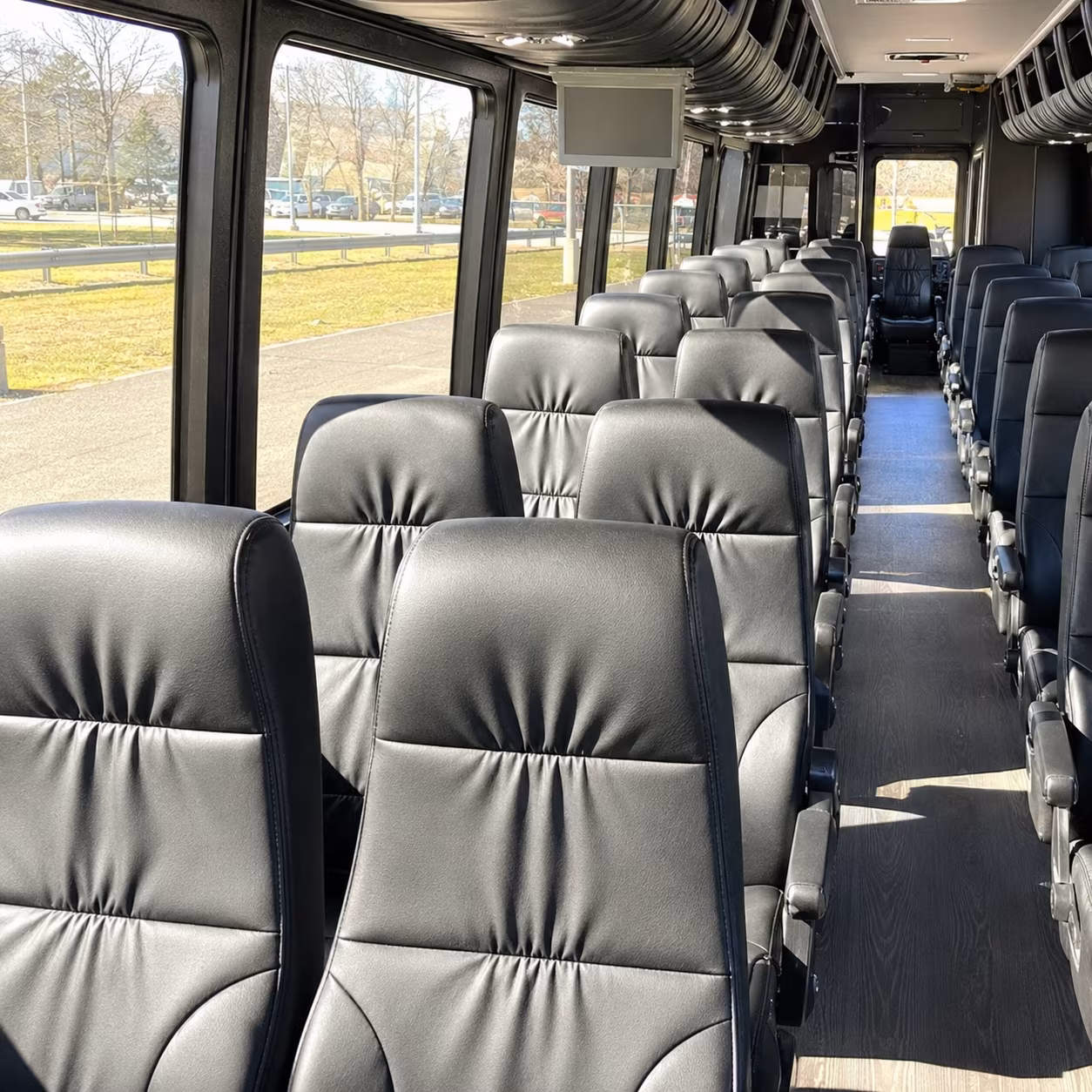 guest shuttle buses between davis hotels and wedding venues